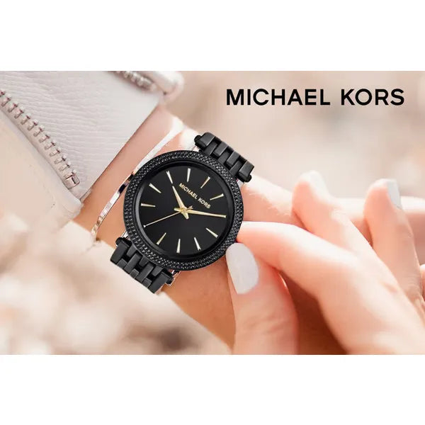 Michael Kors Darci MK3337 női karóra, fekete, acél, WR50, kvarc