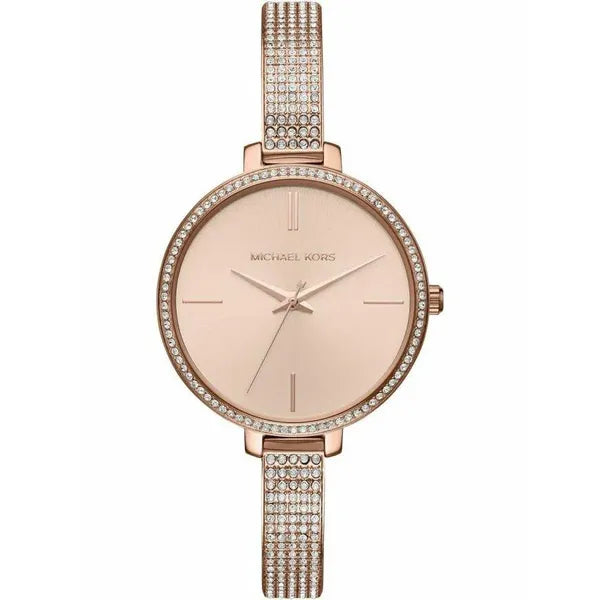 Michael Kors Jaryn MK4544 női karóra, rózsaarany-fekete, acél, WR50