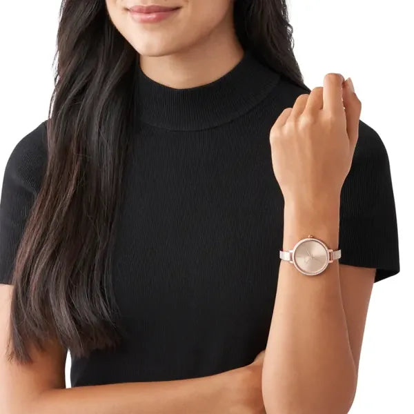 Michael Kors Jaryn MK4544 női karóra, rózsaarany-fekete, acél, WR50