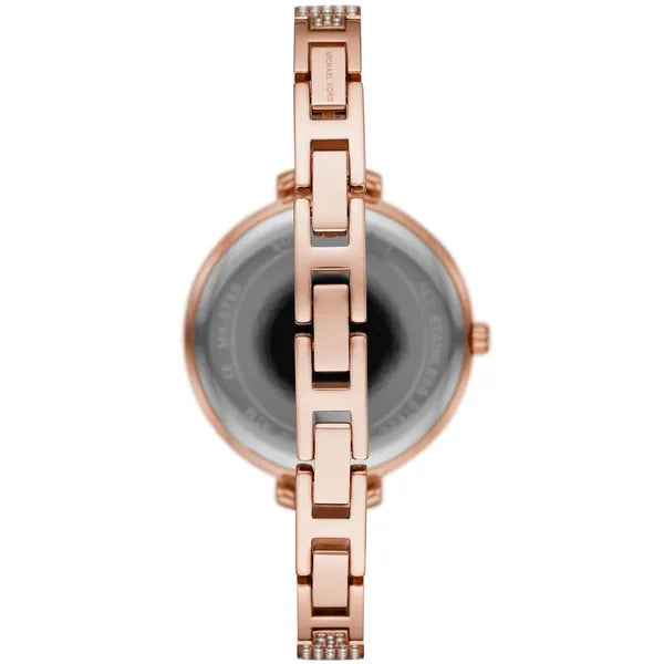 Michael Kors Jaryn MK4544 női karóra, rózsaarany-fekete, acél, WR50