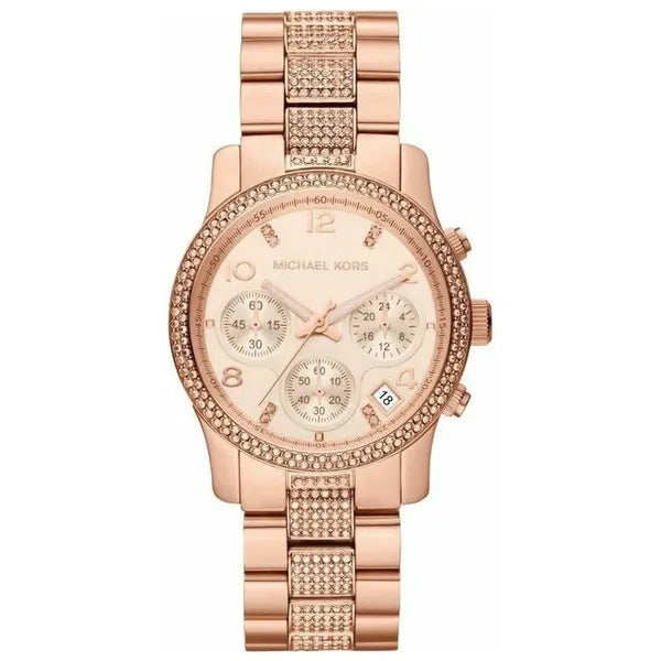 Michael Kors női karóra MK5827 Runway, rozéarany, acél, WR100