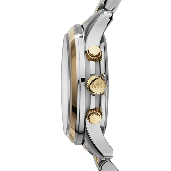 Michael Kors Runway női karóra MK6165, 38 mm, kék számlap, két tónusú, nemesacél