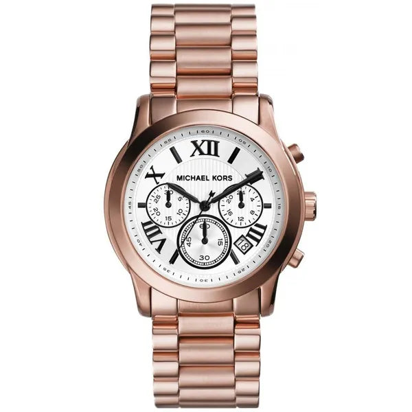 Michael Kors Cooper MK5929 női kronográf karóra, rózsaarany acél, 39 mm