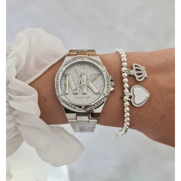 Michael Kors Lennox MK7234 női karóra, ezüst, nemesacél, 37 mm, WR50, kvarc