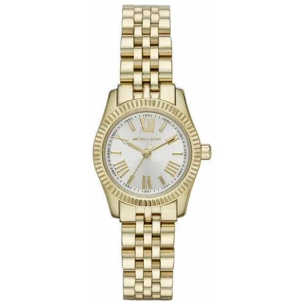 Michael Kors Lexington MK3229 női karóra, arany nemesacél, ezüst számlap, WR50