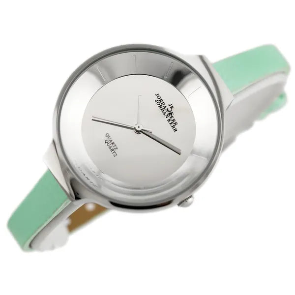 Jordan Kerr női kvarc karóra, antiallergén, zöld szíj, WR30, 34 mm