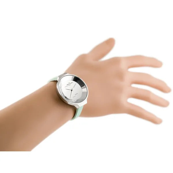 Jordan Kerr női kvarc karóra, antiallergén, zöld szíj, WR30, 34 mm