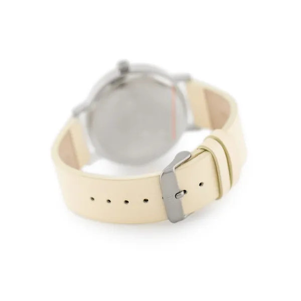 Jordan Kerr férfi kvarc karóra, fekete számlap, bézs bőr szíj, WR30, 43 mm