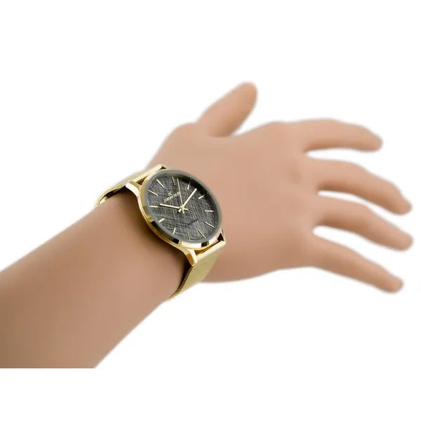 Jordan Kerr női karóra, aranyszínű nemesacél, kvarc, WR30, 34 mm
