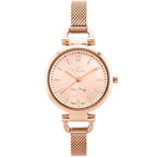 G. Rossi női kvarc karóra, rózsaarany, fém szíj, 32 mm, WR30