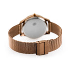 G. Rossi női karóra, barna számlap, fém szíj, WR30, Miyota, 38 mm