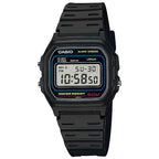 Casio W-59-1VQ uniszex digitális karóra, fekete, WR50, stopper, ébresztő, díszdoboz