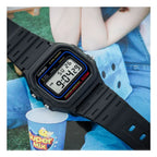 Casio W-59-1VQ uniszex digitális karóra, fekete, WR50, stopper, ébresztő, díszdoboz