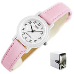 Casio női karóra, kvarc, 25 mm, rózsaszín bőrszíj, WR30, díszdobozzal