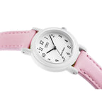 Casio női karóra, kvarc, 25 mm, rózsaszín bőrszíj, WR30, díszdobozzal