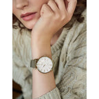 G. Rossi női kvarc karóra, kék számlap, fém karkötő, WR30, 42 mm