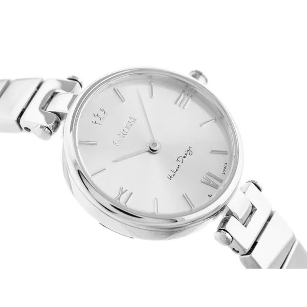 G. Rossi női karóra, ezüst, fém szíj, kvarc, WR50, 22 mm