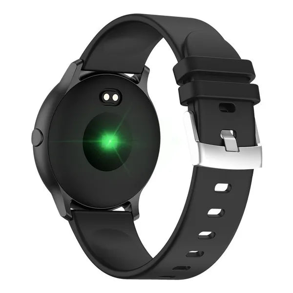 G. Rossi férfi okosóra 1,2'' AMOLED, BT 5.0, pulzusmérő, fekete + extra szíj