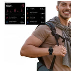G. Rossi férfi okosóra 1,2'' AMOLED, BT 5.0, pulzusmérő, fekete + extra szíj