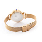 G. Rossi női karóra 34 mm, rózsaarany fém szíj, ezüst számlap, Miyota, WR30
