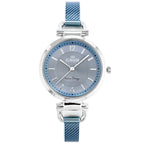 G. Rossi Lesti női kvarc karóra, kék számlap, fém szíj, WR30, 32 mm