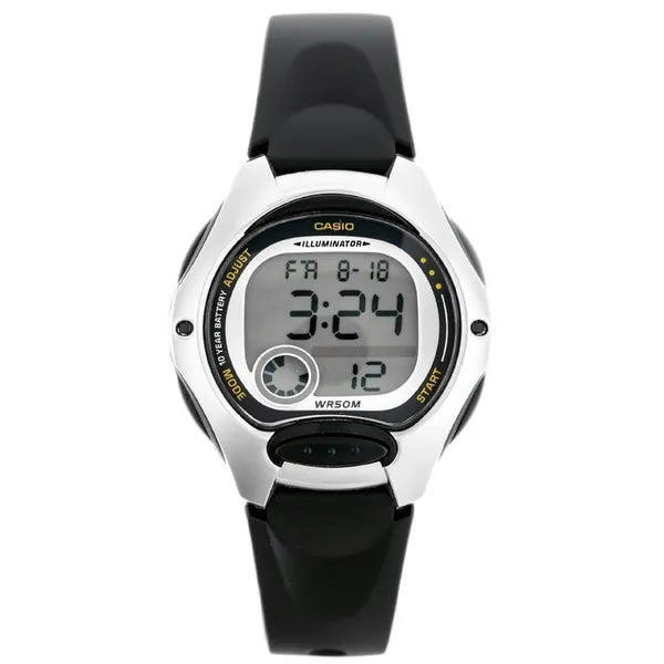 Casio LW-200-1A gyerek digitális óra, WR50, fekete szíj