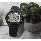 Casio LW-200-1B lány digitális karóra, fekete, WR50, műanyag szíj, díszdobozzal
