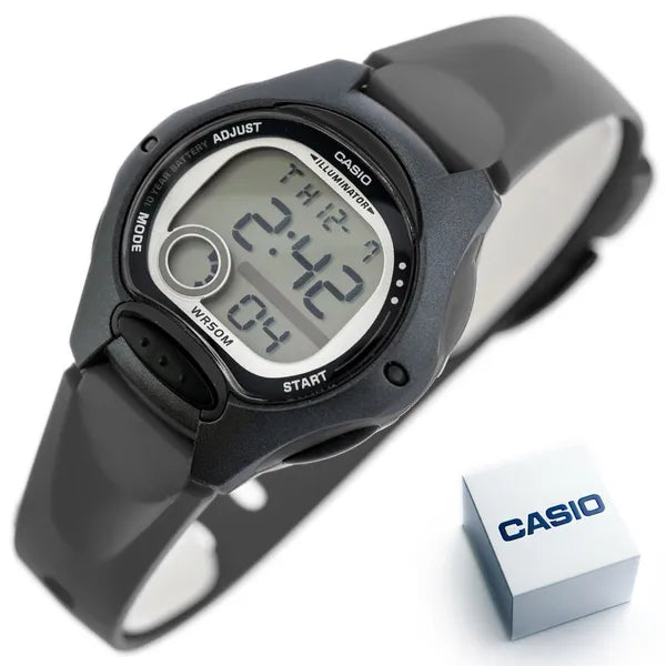 Casio LW-200-1B lány digitális karóra, fekete, WR50, műanyag szíj, díszdobozzal