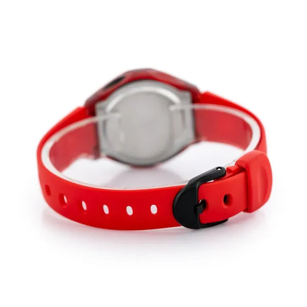 Casio LW-200-4A gyerek digitális kvarc karóra, WR50, piros szíj