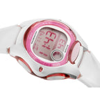 Casio LW-200-7A gyerek digitális LCD óra, WR50, fehér, műanyag szíj