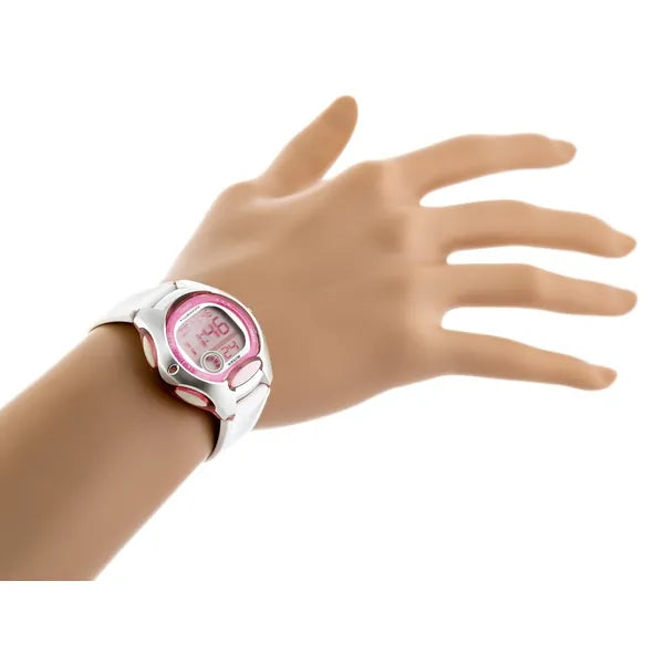 Casio LW-200-7A gyerek digitális LCD óra, WR50, fehér, műanyag szíj