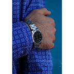 Casio férfi karóra MTP-V004D-1B, fekete számlap, acél, WR30, 42 mm, kvarc