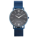 G. Rossi női karóra, 40 mm, kék, fémszíj, kvarc, WR30 + díszdoboz