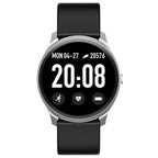 G. Rossi SW010-5 unisex okosóra, 1,3'' TFT, IP67, BT 4.0, fekete/ezüst