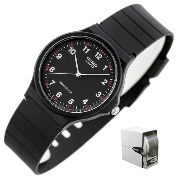 Casio férfi karóra MQ-24-1BLDF, fekete, kvarc, WR30, 35 mm