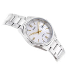 Casio LTP-1302D-7A2V női karóra, ezüst, acél szíj, dátum, WR30, 30 mm tok
