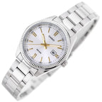 Casio LTP-1302D-7A2V női karóra, ezüst, acél szíj, dátum, WR30, 30 mm tok
