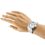 Perfect férfi karóra, Miyota kvarc, ezüst fémszíj, 42 mm, WR30