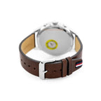 Tommy Hilfiger Chase 1791487 férfi karóra, kvarc, bőr, kék számlap, WR50