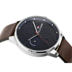 Tommy Hilfiger Chase 1791487 férfi karóra, kvarc, bőr, kék számlap, WR50