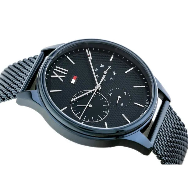 Tommy Hilfiger férfi karóra 1791421 Damon, kék, acél, WR50
