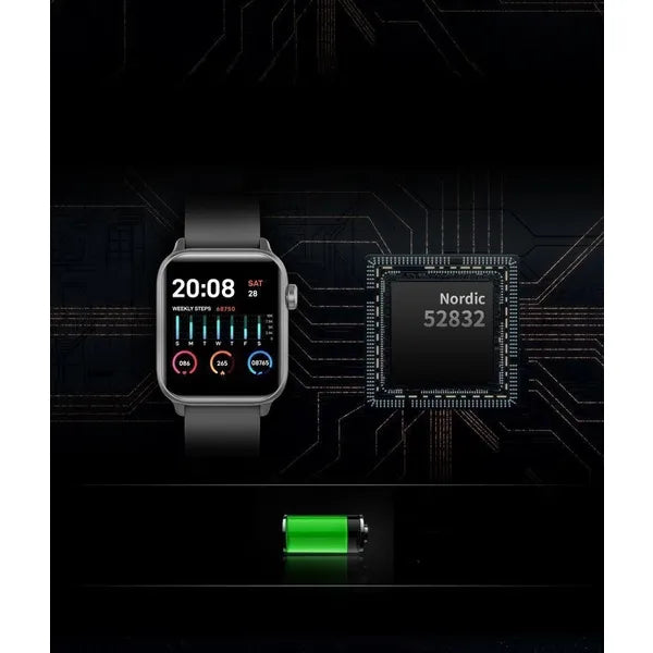 G. Rossi okosóra SW013-2, 1.3'' TFT, IP68, szürke szíj