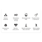 Női okosóra G. Rossi SW014-1, ezüst, 1.09'' TFT HD, IP68, BT 5.0, acél szíj