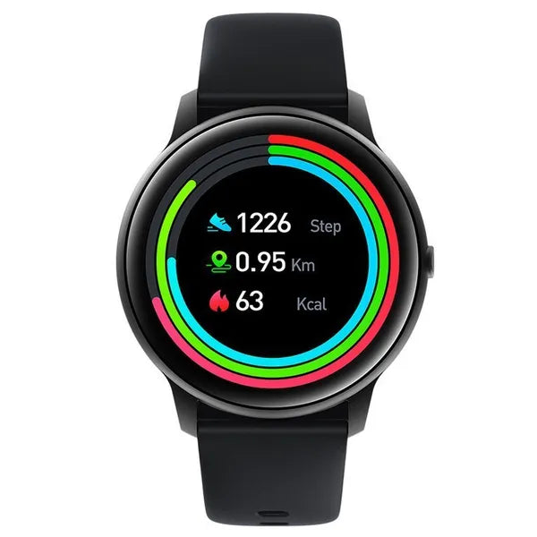 G. Rossi SW015-1 uniszex okosóra, fekete, 1.28'' HD, BT 5.0, IP68