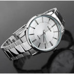 Casio férfi karóra MTP-1303D-7AV, 40 mm, acél szíj, WR50, ezüst, díszdobozzal