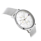 Tommy Hilfiger Jenna 1781942 női karóra, ezüst, 38 mm, acél, 3 ATM