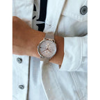 Tommy Hilfiger Jenna 1781942 női karóra, ezüst, 38 mm, acél, 3 ATM