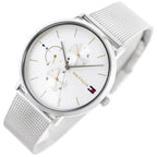 Tommy Hilfiger Jenna 1781942 női karóra, ezüst, 38 mm, acél, 3 ATM