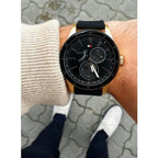 Tommy Hilfiger Austin 1791636 férfi karóra, 44 mm, fekete/arany, WR50, kvarc