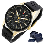 Tommy Hilfiger Austin 1791636 férfi karóra, 44 mm, fekete/arany, WR50, kvarc
